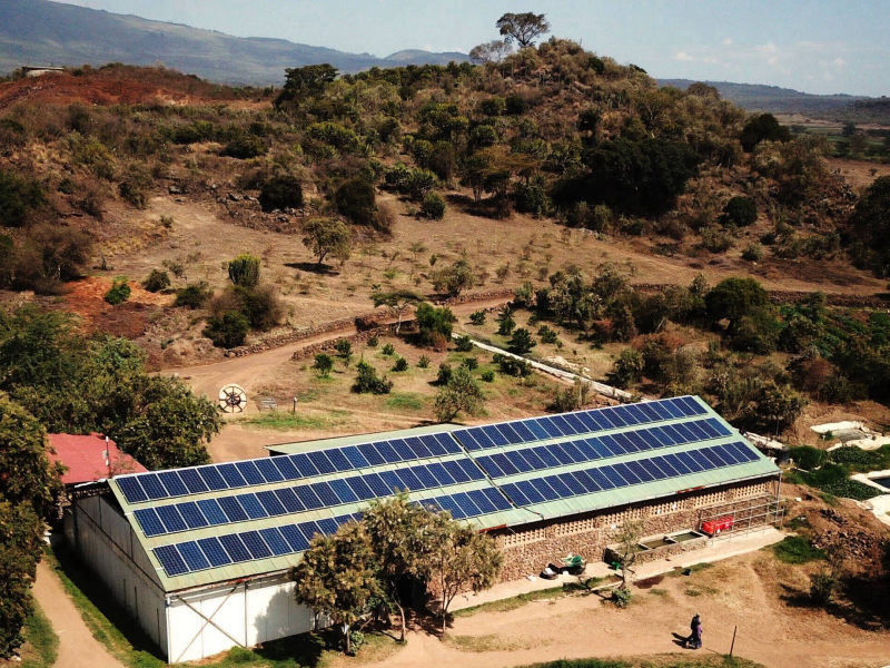 75 kW grid-tied | 4 days, Groove Flowers, flower farm, Kenya