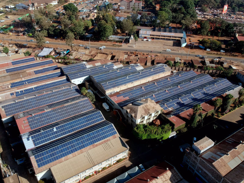 1.2 MW grid-tied | 8 days, Spinners & Spinners, factory, Kenya